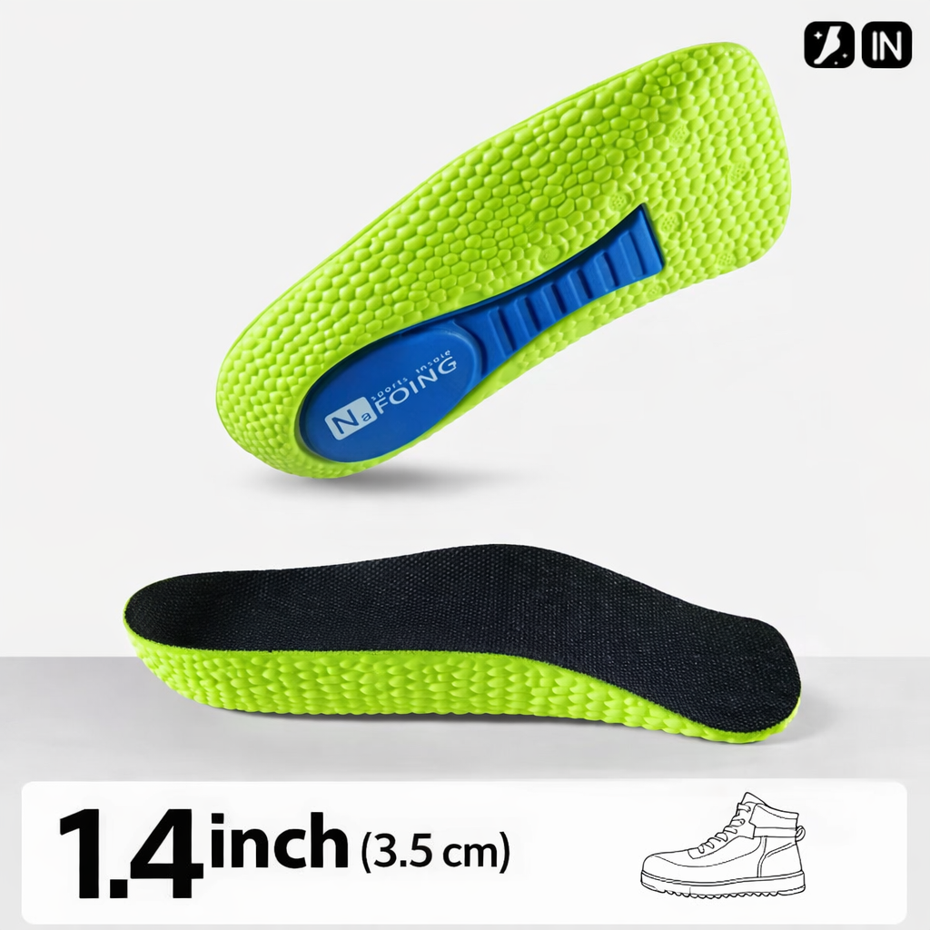 Height Boosting Insoles - instant +0.6 / +1.0 / 1.4 Inch Lift (1.5-3.5cm)