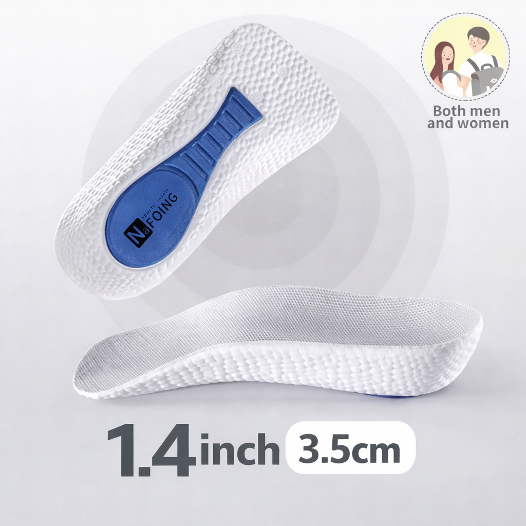Height Boosting Insoles - instant +0.6 / +1.0 / 1.4 Inch Lift (1.5-3.5cm)
